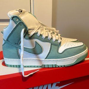 DS Nike Dunk High 1985 Enamel Green